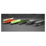 5-pc Prewar Lionel Train O Gauge Set w/ Engine