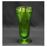 Indiana Glass COLONY HARVEST Emerald Green Vase