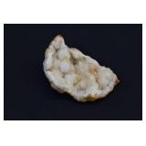 Natural White Quartz Crystal Geode Specimen