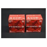 Federal 20 G Skeet 2 x 25 Round Shotgun Shell Box