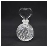 Crystal HEART SHAPE VANITY Perfume Bottle