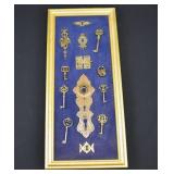 Collection of Antique Keys & Door Hardware