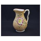 English Majolica Dahlia 9" Pitcher