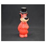 Knickerbocker HUCKLEBERRY HOUND Rubber Coin Bank