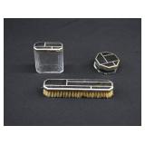 Art Deco German Black Enamel Vanity Set in Boxes