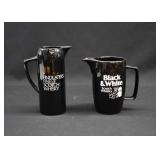 2 Scotch Whiskey Bar Pub Advertising Jugs