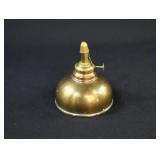 Antique Brass Oil Lamp with Attached Snuffer