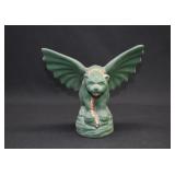 Vintage Universal Painted Redware Gargoyle Statue