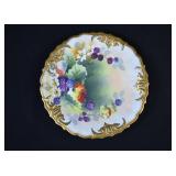 L Bernard & Cie Limoges France Blackberry Plate