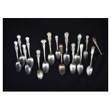 LOT- Silverplate Souvenir Spoons
