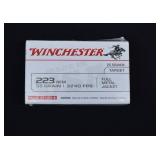 20 Winchester .223 Cal Full Metal Jacket Ammo