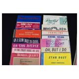 LOT- Vintage Music Sheets
