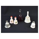6 Dinner Bells-Royal Doulton, Reed & Barton +