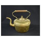 Antique Brass Hot Water Tea Kettle