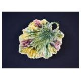 lrg 10 3/4" Etruscan Majolica Leaf Dish