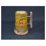 Vintage Montreal Souvenir Turned Wood Beer Tankard