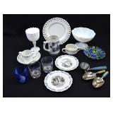 **NO SHIPPING** Box Lot- Kitchen Blue & White