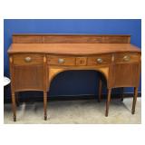 POTHAST BRO Federal Bowfront Mahogany Sideboard