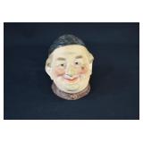 Bernard Bloch Bisque Monk Humidor Tobacco Jar