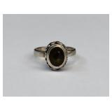 Smokey Topaz Sterling Silver Ring