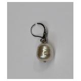 Sterling Silver Baroque Freshwater Pearl Earring