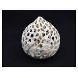 ROSSILL Handmade Pottery Cut-out Lattice Sphere