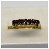 Ruby Vermeil Sterling Silver Ring