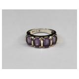 Amethyst Sterling Silver Ring
