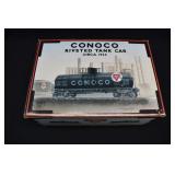 1994 K-Line Conoco Riveted Tank Car Coin Bank NIB