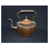 Antique George III Copper Tea Teapot Kettle
