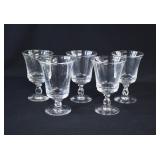 5 Fostoria Glass CENTURY Iced Tea Glasses