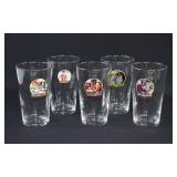 5 ARCOROC Glass Pub Pint Glasses