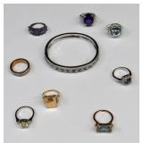 9 pc Fine Costume Jewelry
