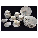 33-pc Red Wing BOB WHITE QUAIL Dinnerware