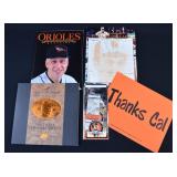 LOT- Grouping Cal Ripken Jr Fairewell Memorabilia