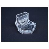 Heisey Glass Match Holder Ashtray