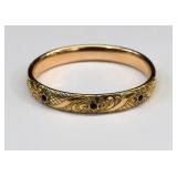 McRae & Keeler Gold Filled Hinged Bracelet