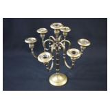 Vintage Brass Piano-top 7-Candle Candelabra