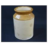 1874 William Pickles Hartley English Stoneware Jar