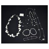 GROUP- Pearl & Bead Costume Jewelry