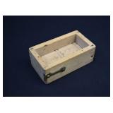 Antique Wooden Box Butter Mold Press