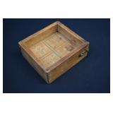 Antique Wooden Box Butter Mold Press
