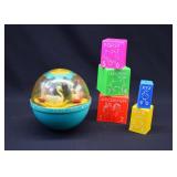 Fisher Price Roly Poly & Nesting Blocks with Bells