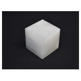 White Onyx Cube Paperweight