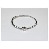 Sterling Silver Slide Hinged Bracelet