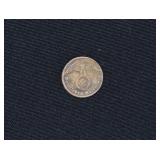 WWII 1939 German 1 Pfenning Coin