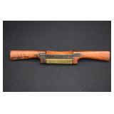 Antique Wood & Brass Spokeshave Tool