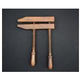 Antique Woodworking Hand Screw Clamp