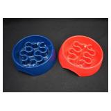 2- EVERYYAY Take it Slow Dog Food Bowls