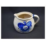 German Cobalt Salt Glazed Stoneware Pitcher